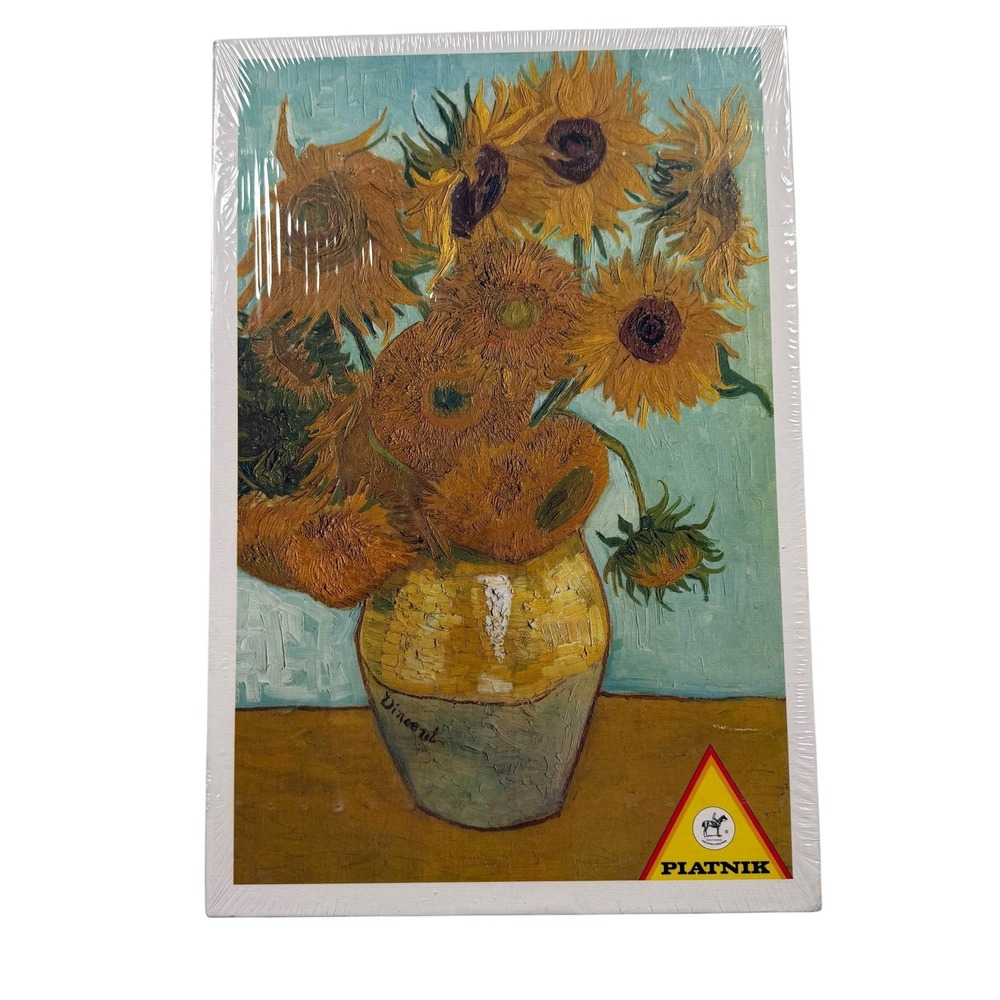 Piatnik Vincent Van Gogh Sunflowers 750 Piece Jigsaw Puzzle No. 5330 New Sealed